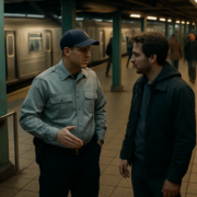Assault on NYC transit worker allegation shown in a neutral New York City subway setting