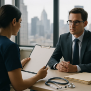 Medical expert assault trial NYC evidence review in a professional New York City setting