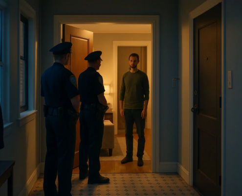 Police entry into a New York City home after an assault call